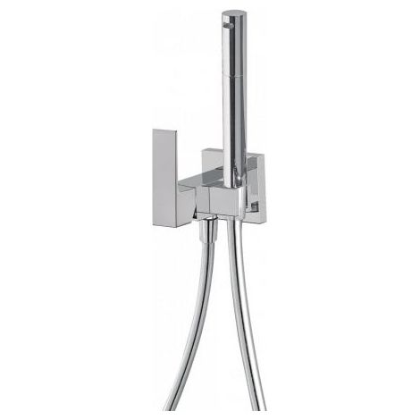 Mitigeur encastrable pour bidet/wc Support dorite ou gauhe, interchangeable. Flexible satin. - TRES 00612301 (1/4)