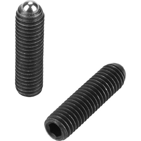 Jeu de 10 plongeurs à ressort à bille en acier au carbone à filetage hexagonal M8 (M830) (1/5)