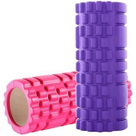 Rouleau de Massage musculaire - Yoga - Pilates - Exercices du dos - 30-26 cm - Ivory (1/4)