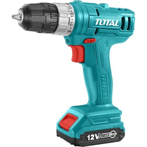 TRAPANO AVVITATORE 12V A BATTERIA LITIO RICARICABILE TOTAL (1/2)