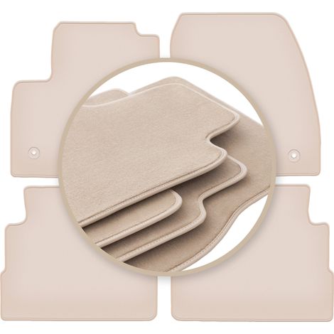 Hochwertige beige Fußmatten für: Ford Kuga MK2 SUV 2012-2019 (1/5)
