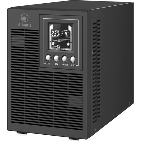 Atlantis A03-Op1502p UPS Server Online Pro 1500VA 1350W Tower con Tripla Batteria (1/4)