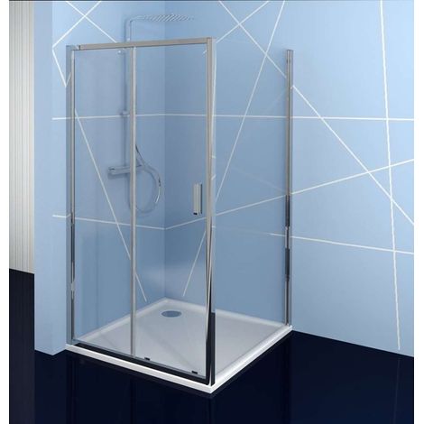 Polysan Easy Line - Duschkabine 100x100 cm, L/R-Variante, Klarglas/Chrom EL1015EL3415 (1/5)
