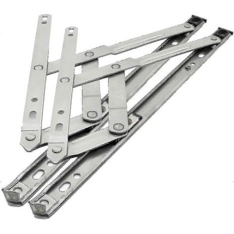 Charnière de fenêtre, charnière de fenêtre à battant, support de fenêtre, loquet de fenêtre, support de fenêtre, charnière à friction, acier inoxydable, Sus304, 12 pouces (1 paire) (1/5)