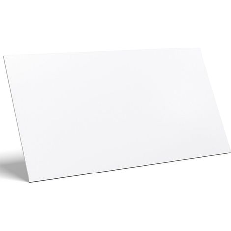 Piastrella da parete tagliata per interni 30 x 60 cm - Super White Mat - 9mm