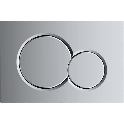 Actuator plate Compatible with Sigma01 UP320, UP300 and UP720 water tanks - chrome-plated plastic for dual flush 1 piece