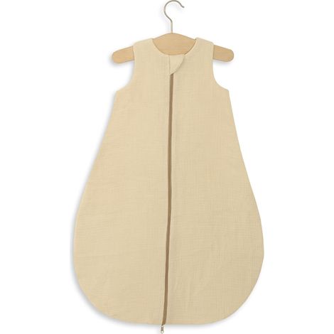 Saco de dormir redondo de muselina para niños M 6-12 meses verano TOG 1.0 - crema (1/5)