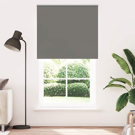 Verdunkelungsrollo Grau 120x230cm Stoffbreite 116,6cm Polyester