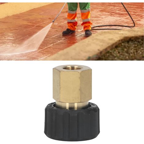 Zubehör für Reinigungsmaschinen: Hochdruckwasserschlauch, Griff für die Wasserpistole, Kupfer-Adapterstück, Verlängerungsrohr, G1/4 auf M22 (14 Zoll) Einführstange (1/5)