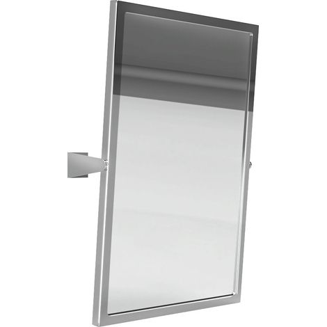 Miroir orientable HANDICAP 40x60cm, acier inoxydable poli (1/4)