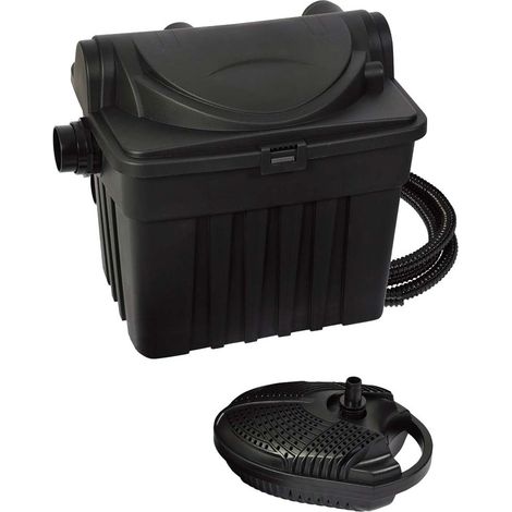 Kit filtro per laghetti e piscine con uvc integrato e pompa 4000 plus tripla azione (1/3)