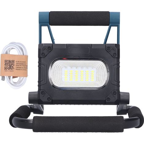 Lampe de camping magnétique solaire portable 30 W, 36 LED, rechargeable par USB, multifonction, projecteur (1/5)