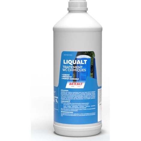Nettoyant liquéfiant WC chimiques LIQUALT - 1 L - AEXALT