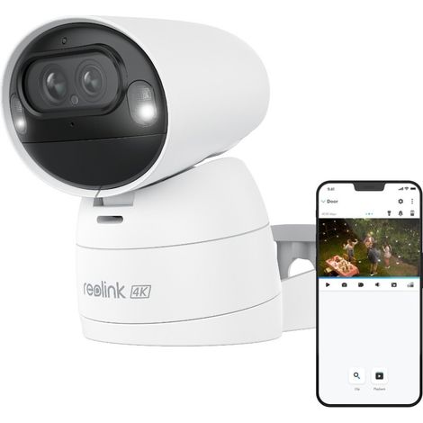Reolink 4K 8MP Akku 2,4/5GHz WLAN Überwachungskamera Aussen, Pan, Tilt & 6X Hybrid-Zoom, Dual-Ansicht mit
Auto Tracking, Farbnachtsicht, Intelligente Erkennung (1/5)