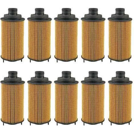 10 oil filters (models 10105963 and 3104344) suitable for MG HS GS Roewe 950 engines. (1/4)