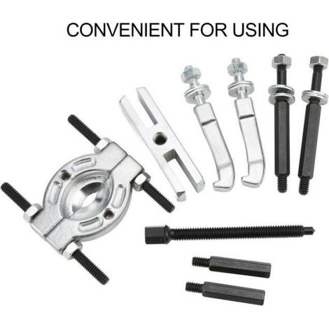 Garosa kit d'outils de retrait de roulement Kit D'extracteur de Roulement, Séparateur de Roulement, Ensemble moto coffret (1/4)