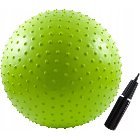 Palla da ginnastica VIVO con tacchetti e pompa, 65 cm