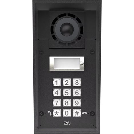 2N 9151325-S IP Force 2.0 Lettore RFID Dual Frequenza 125 kHz 13.56 MHz Seos NFC OSDP Modulo Videocitofono colore Verde