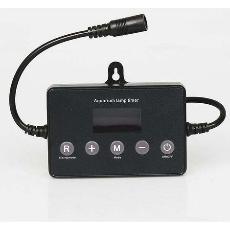 Variateur d'intensité pour éclairage LED d'aquarium, compatible avec tous les éclairages (12-24 V), modulation de luminosité et de durée, effet lever de soleil, minuterie intelligente. (1/5)