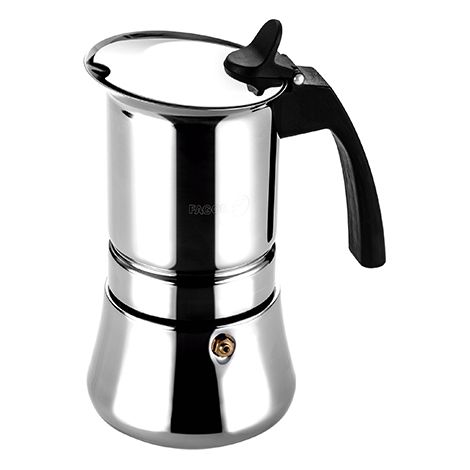 FAGOR Etnica Cafetera Italiana Inducción 6 Tazas Café, Acero Inoxidable, Todo Tipo Cocinas, Vitrocerámica Acero Inoxidable (1/5)