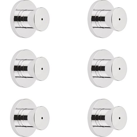 Hudson Reed – Lot de 6 buses de brumisation – Brumisation fine – Design rond – Matériau laiton massif – Diamètre 5cm – Facile à installer