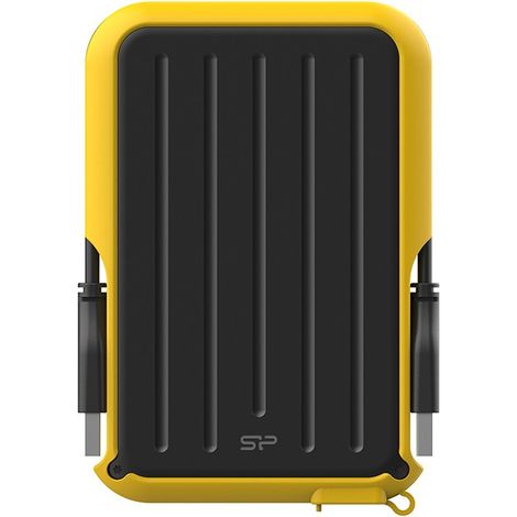 Disque dur externe Silicon Power A66 5000 Go Noir. Jaune (1/3)