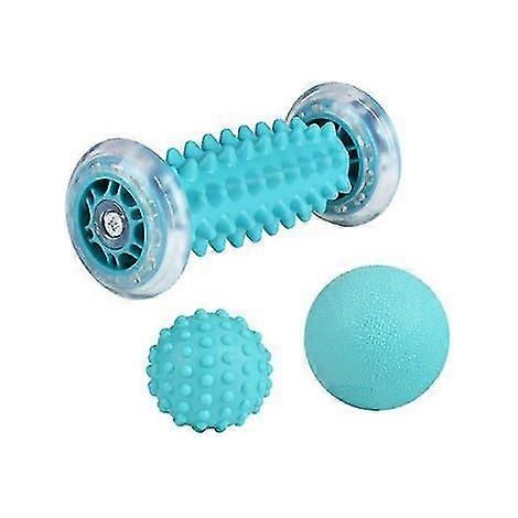 Fußmassageball-Massagerolle (blau) (3 Stück) (1/5)