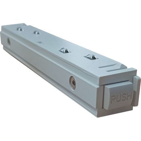 Connettore dritto bianco per binari magnetici SMART TRACK 48VDC (1/5)