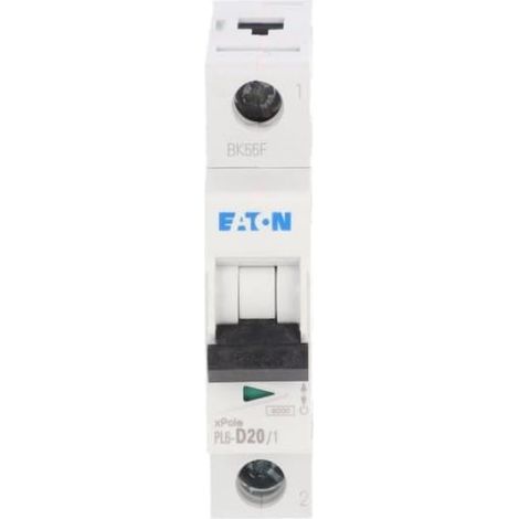 Disyuntor 1P D 20A 6kA CA PL6D201 286546