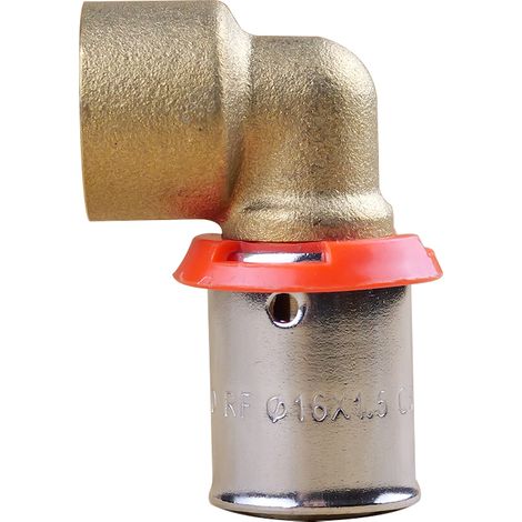 Coude 90° PER à sertir Ø16x1,5 - tube cuivre 16 à souder - IBP Bänninger (1/3)