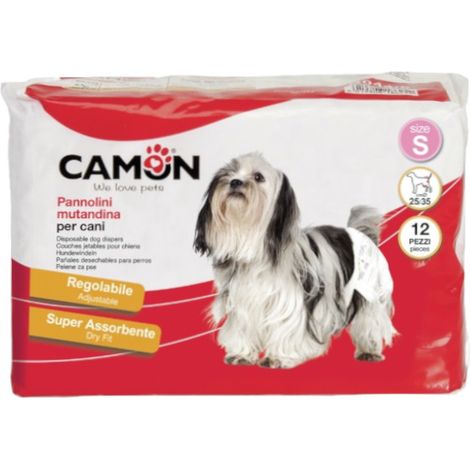 Camon Hundewindeln Größe S, Einweg, 12 Stück (1/2)