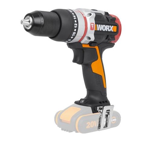 WORX Taladro Slammer Drill Brushless 20V  PowerShare  WX354.9  Sin batería, ni cargador  Perfora hormigón, motor sin escobillas, portabrocas13 mm, velocidad variable, ajustes de par 18+1+1 (1/3)