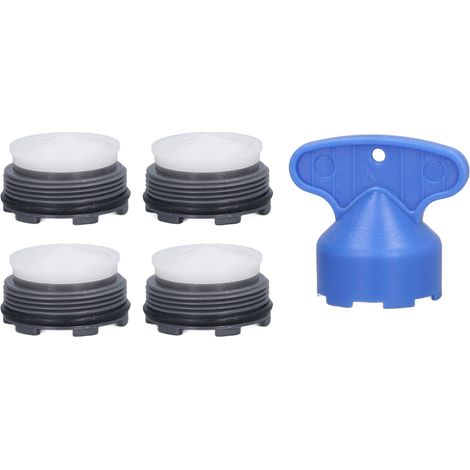 M24-mm-Wasserhahn-Luftsprudler für Küche und Bad, mit Schraubenschlüssel und Außengewinde, Ersatzteil (1/5)