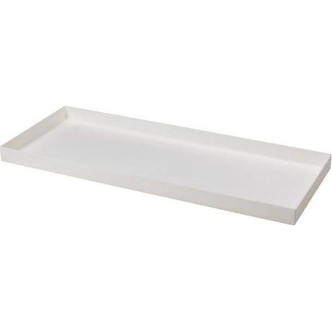 Kunststoffuntersetzer ''Sottocassa Schio'' für Outdoor Blumen- und Pflanzkasten -100 cm / Weiß (1/5)