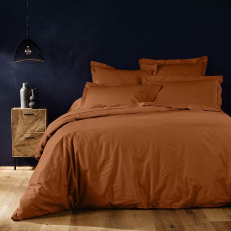 Housse de Couette "Lina" 240x220cm Caramel (1/3)
