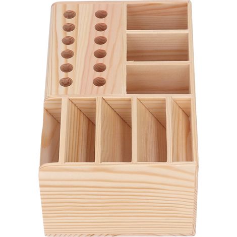 Boîte de rangement fonctionnelle, support de rangement de bureau pour réparation, porte-tournevis, boîte à outils et pièces détachées (1/5)