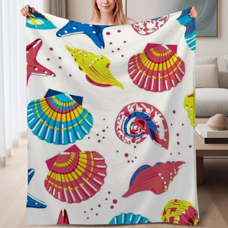 Couverture de lit en polaire, douce et chaude en microfibre printemps-été, décoration intérieure stylée, cadeau pour femmes et hommes, 6080 pouces (1/4)