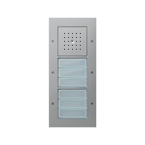 GIRA 126865 TÜRSTATION AP 6FACH TÜRKOMMUNIKATION FARBE ALU