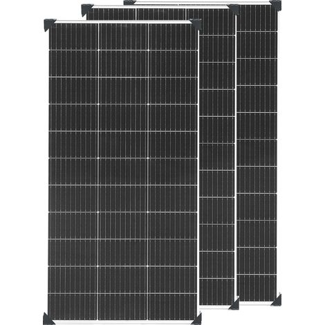 Panneau Solaire, Haute Efficacité, Construction Durable, 3pcs 120W (360W) (1/2)
