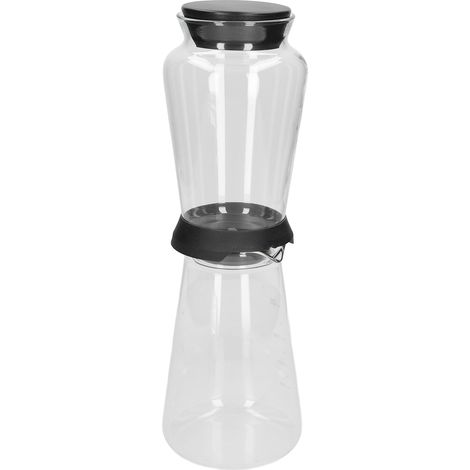 Filtre à café glacé en verre borosilicate de haute qualité, cafetière professionnelle à infusion à froid pour la cuisine, 900 ml (1/5)