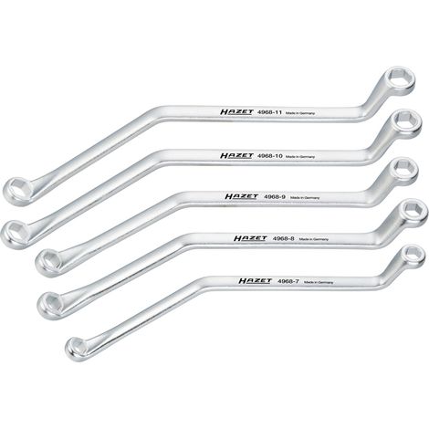 Jeu de clés de purge d'air des freins 4968/5 ∙ Profil à 6 pans extérieurs ∙ 5 pièces ∙ 7 – 11