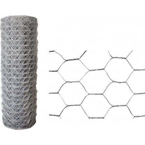 Enrejado galvanizado triple torsión - 19 mm - 100 cm - 50 m