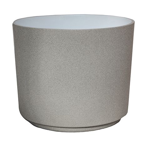 Leon Planter - Ceramic - L32 x W32 x H27 cm - Cement