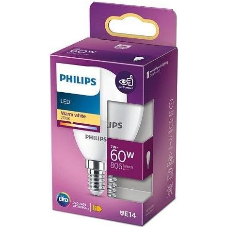 LAMPADA A LED 'SFERA' CALDA 2700K 7 W60W E14 - 806 lm (1/3)