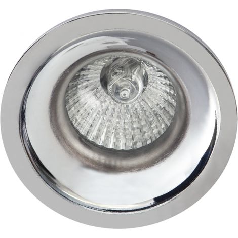 Einbau-Hieroglyphen-Chrom 1xGU10 (3x8,5x8,5cm) Schnitt Ø7cm