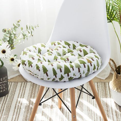 2 Coussins de siège 45x45cm, Coussins de Chaise pour intérieur et extérieur - décoration de mobilier de Jardin Coussins de Chaise. (Ronde,Bosquet) (1/5)