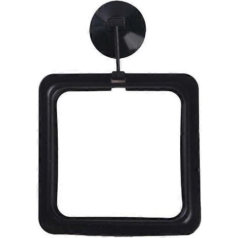 Anneau d'alimentation pour poissons rouges, distributeur de nourriture flottant pour aquarium, 2 formes, noir et carré. (1/4)