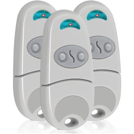 3pcs Telecommande Portail, 433,92 MHz Telecommande Porte de Garage pour C@ME, Télécommande Porte Garage Compatible avec 433,92MHz NA,EE,EV, 2 Canaux (C@me Uniquement)