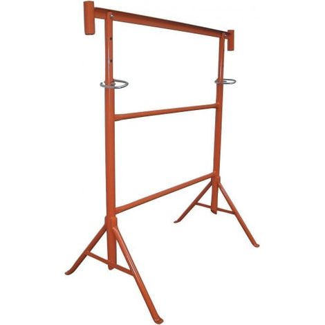 Altrad Saint Denis – Tréteau de maçon 900 kg – Hauteur réglable 1,20 m à 2,19 m – Acier avec peinture époxy – Pieds fixes pour stabilité (1/2)