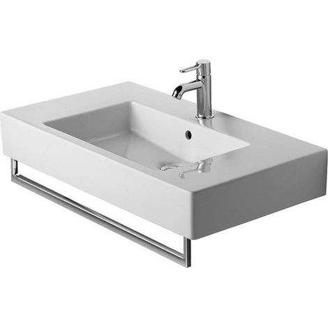Porte-serviettes Tube carré 14mm chromé f 032985 chromé